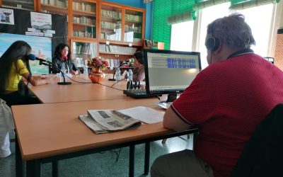 Entrevista de radio do alumnado do CPR Plurilingüe Torre de Lemos á nosa candidata Katy Varela