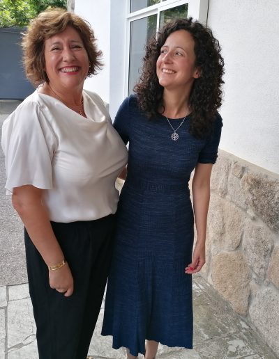 Luisa Vázquez y Katherinie Varela