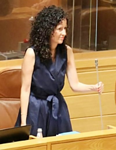 Juramento de Katy Varela como parlamentaria de la Xunta