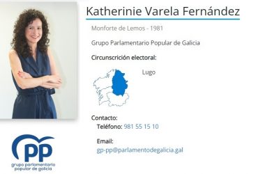 Seguen as felicitacións á nosa presidenta, Katy Varela, polo recente ingreso como parlamentaria da Xunta de Galicia