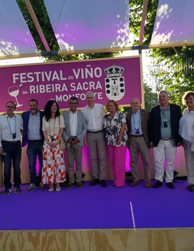 Asistentes do PP ao Festival do Viño 2023